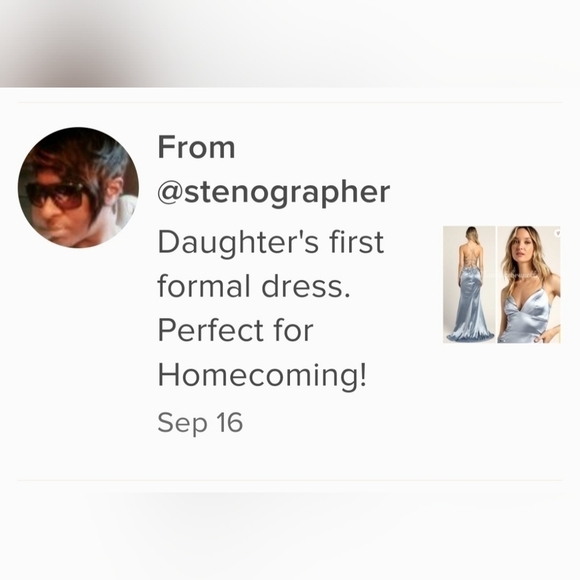 Nwt Lulu's Medium Dusty Blue Satin Lace-Up Mermaid Formal Maxi Dress - Picture 16 of 16